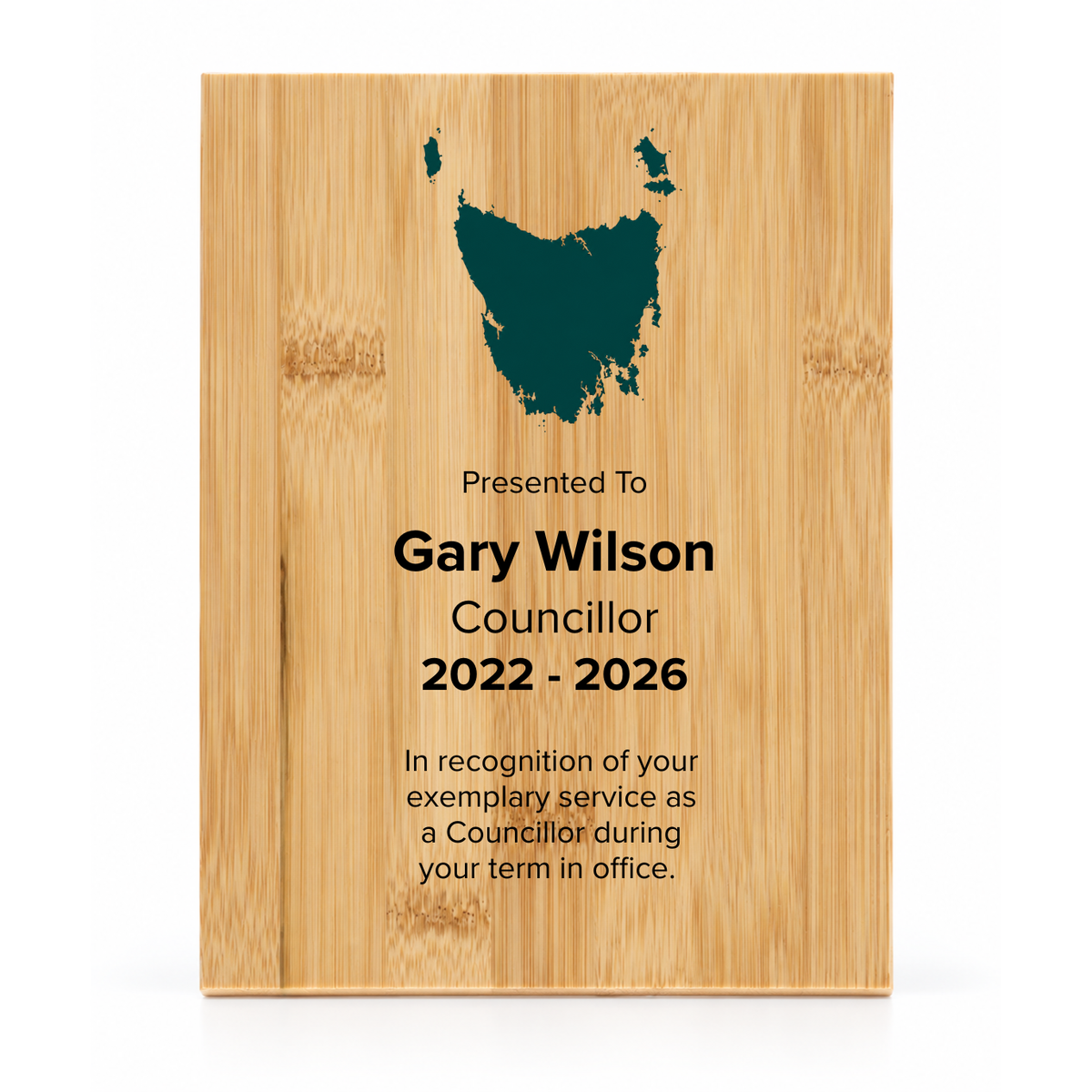 TASMANIAN COUNCIL END OF TERM AWARD - 01