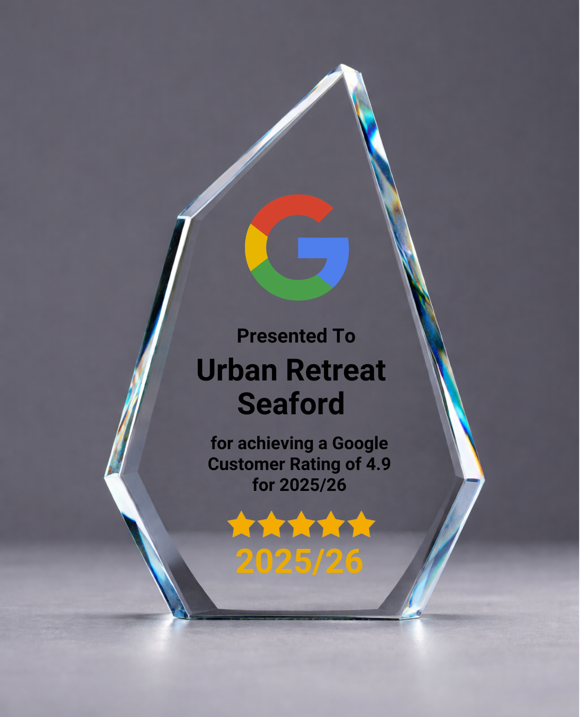 BUSINESS RATING AWARD