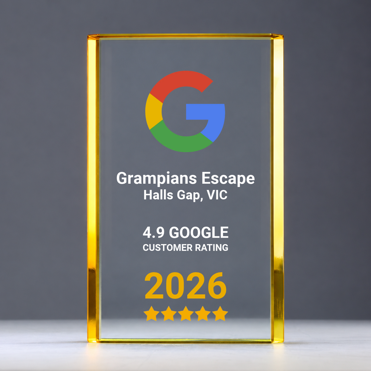 GOOGLE CUSTOMER RATING AWARD