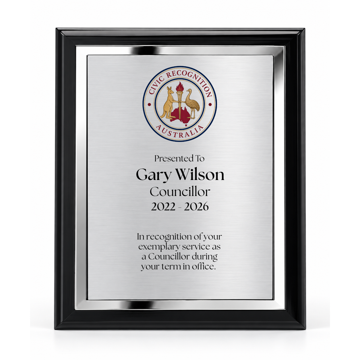 TASMANIAN COUNCIL END OF TERM AWARD - 05