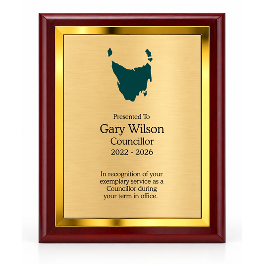 TASMANIAN COUNCIL END OF TERM AWARD - 09