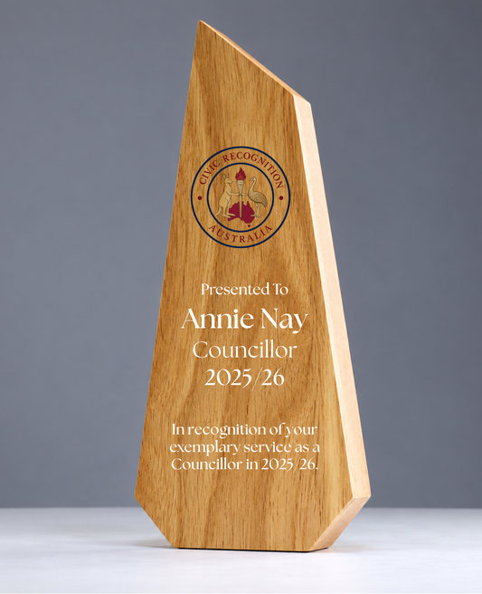 17 - Timber Pinnacle Award with Civic Recognition crest